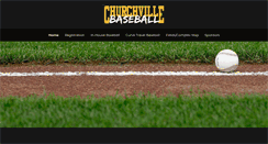 Desktop Screenshot of churchvillebaseball.com